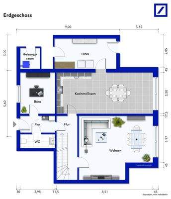 Grundriss Erdgeschoss
