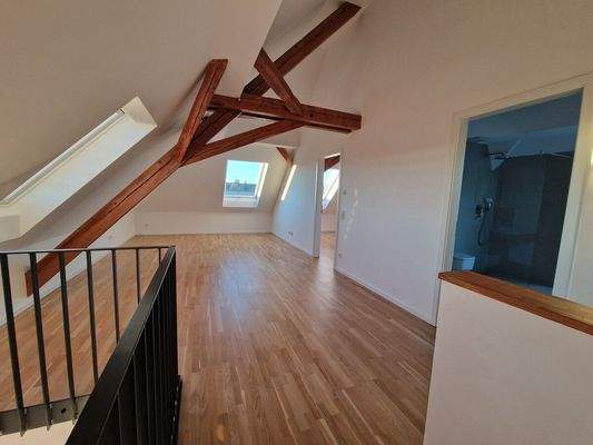 Wohnbereich im Galeriegeschoss