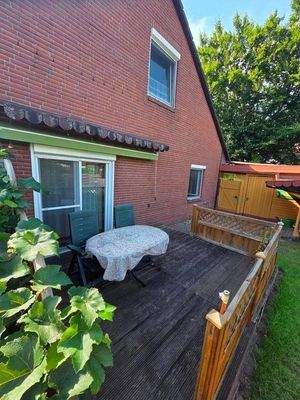 Terrasse vor dem Schlafzimmer