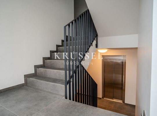 Das moderne Treppenhaus