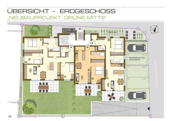 Übersicht Grundriss Erdgeschoss