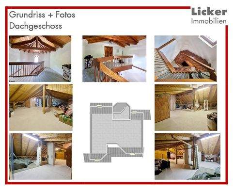 Grundriss + Fotos - Dachgeschoss
