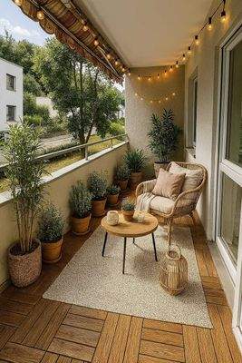 Großer Balkon Beispiel KI