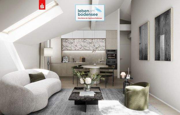 Wohnraum im Dachgeschoss