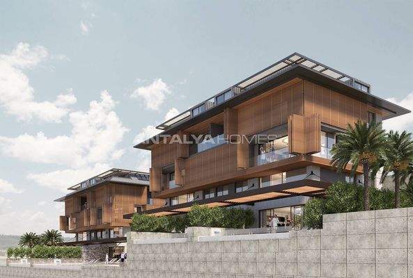 Advantageously Located Apartments in a Complex in Alanya