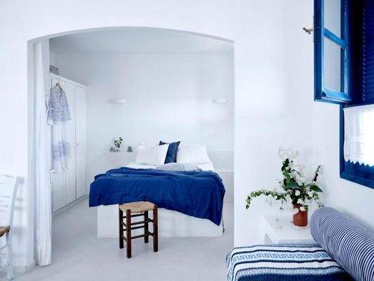 Kreta, Chersonisou: Hotel im Kykladenstil mit 13 Apartments, Pool, Garten und Café / Bar zu verkaufen