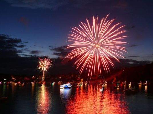 Das Highlight: Saalburger-Lichterfest