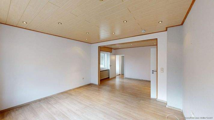 Wohn- und Esszimmer im Erdgeschoss