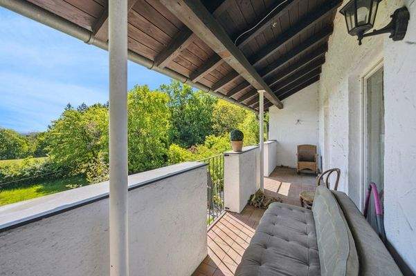 Balkon in Südost-Ausrichtung