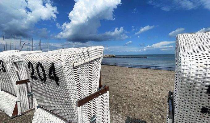 Strand am Yachthafen