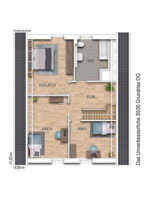 Grundriss Dachgeschoss