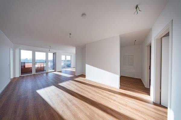 Offener Wohn- und Küchenbereich