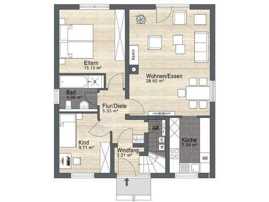 Grundriss Erdgeschoss