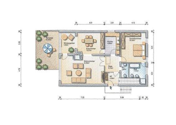 Grundriss Erdgeschoss