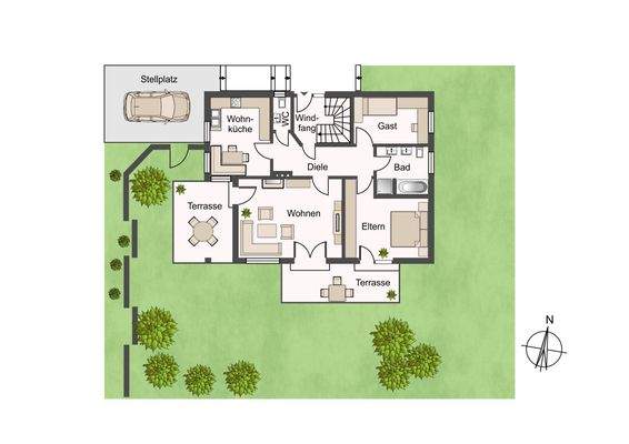 Grundriss Erdgeschoss