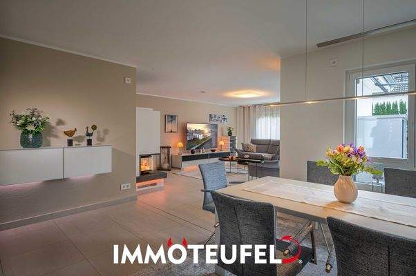 Blick in den Wohnbereich 