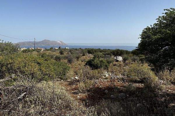 Kreta, Kokkino Chorio: Atemberaubendes 10.000 m² großes Grundstück mit Meerblick in Kokkino Chorio