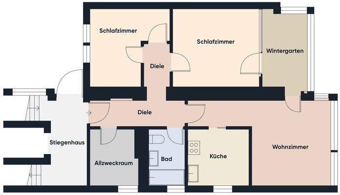 Grundriss ohne Maßstab