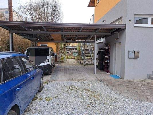 Carport für 2 Autos
