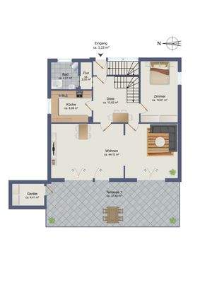 Grundriss Erdgeschoss