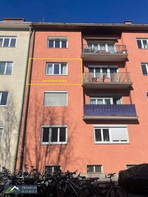 INNSBRUCK: 4-Zimmer-Wohnung mit Balkon - Hauseingang Hormayrstraße 9