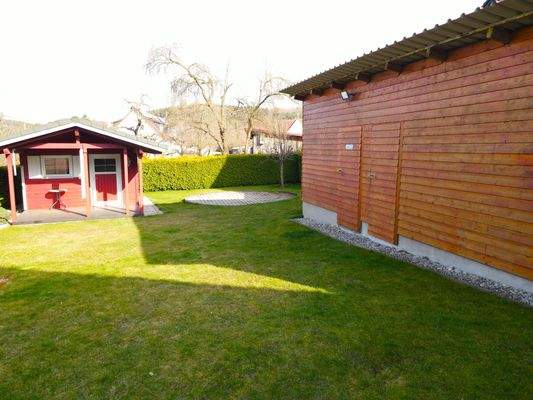 Zugang zum Gartenhaus