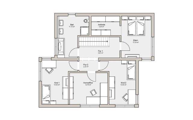 Grundriss Dachgeschoss
