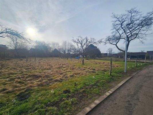 Blick über das Grundstück 