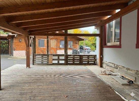 Überdachte Terrasse