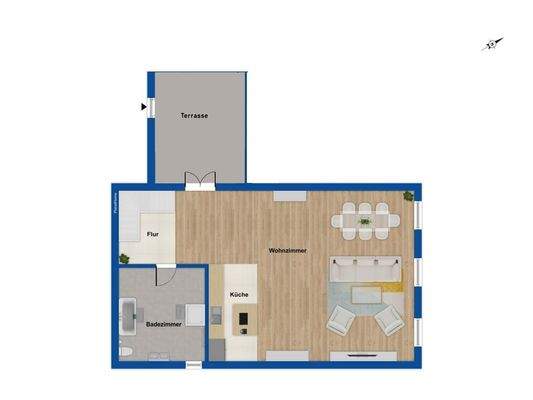 Grundriss 2. OG Maisonette