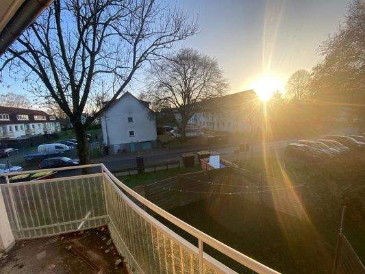 Abendsonne am Balkon