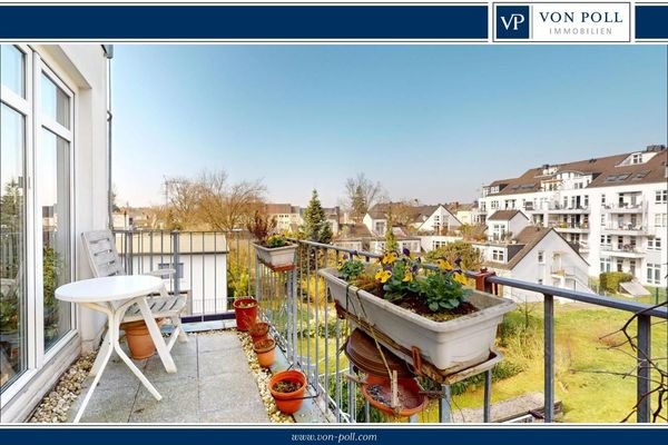 Blick vom Balkon