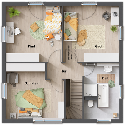 Grundriss_Stadthaus_StadtvillaFlair124ZD_OG_Jubila