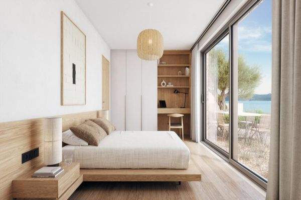 Kreta, Kissamos: Elegante Wohnung am Meer mit unverbautem Blick auf die Ägäis zu verkaufen