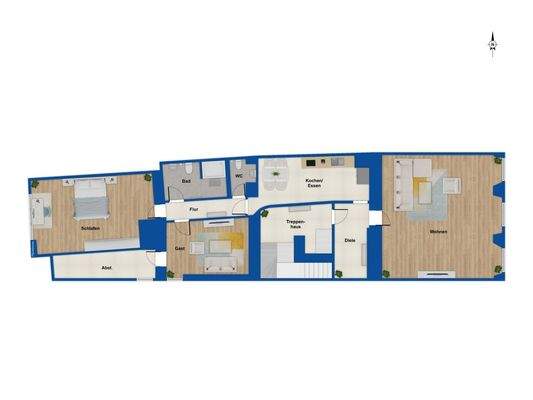 Grundriss 1. Obergeschoss