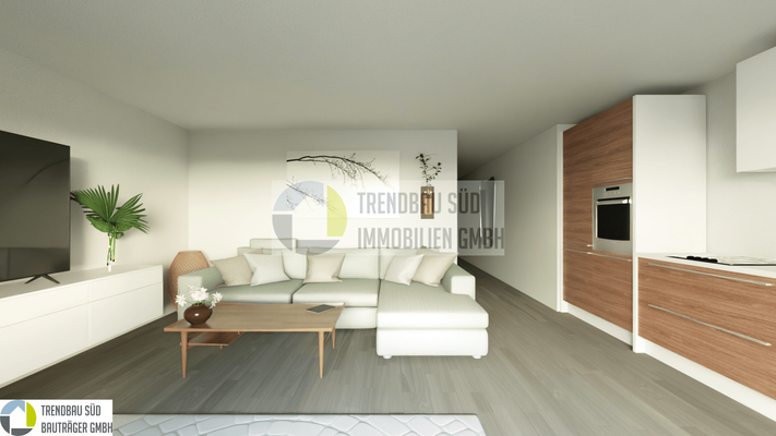 Färberbrühl, Mietingen_Visualisierung Innen_MFH 1_WHG 3