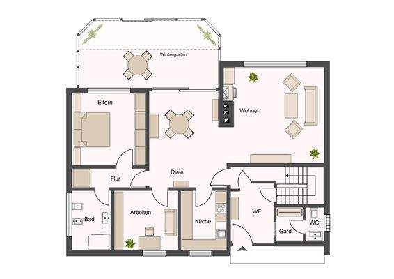 Grundriss Erdgeschoss