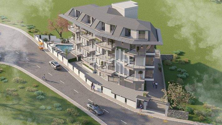 Properties with Sea and City Views in the Center of Alanya