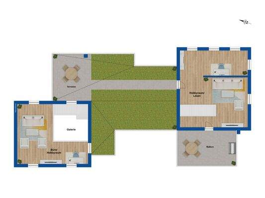 Grundriss Obergeschoss