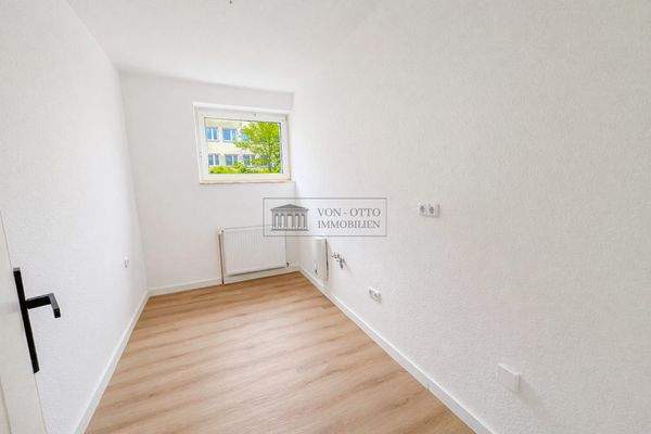 Küche mit Blick ins Grüne