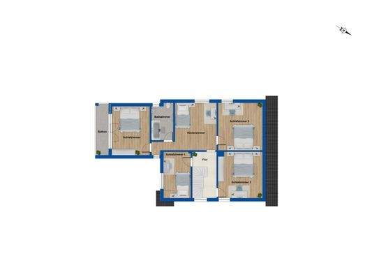 Grundriss Dachgeschoss