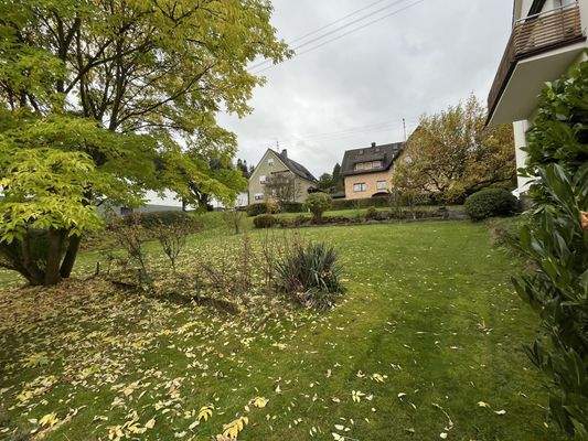 Blick Richtung Straße