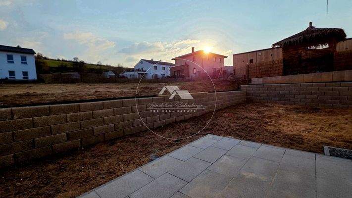 Blick von der Terrasse 