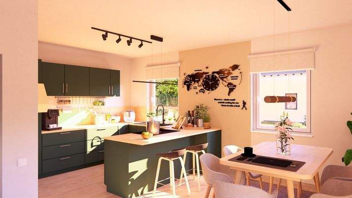 Beispielbild Wohn- Essbereich