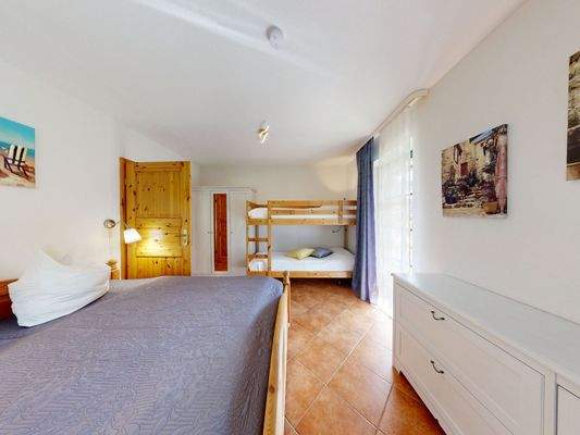 Schlafzimmer im Erdgeschoss