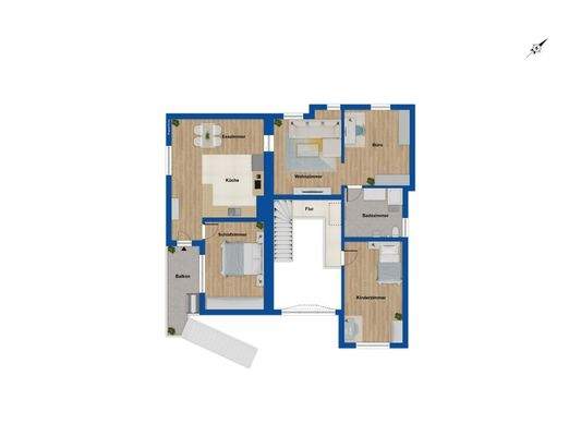 Grundriss Obergeschoss