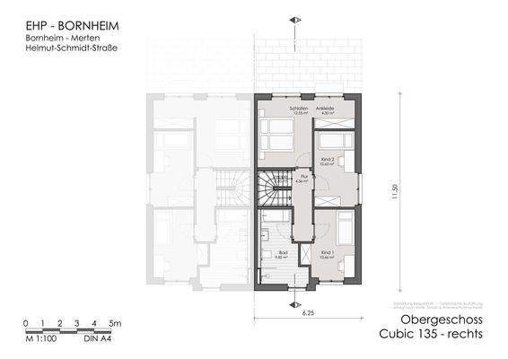 Grundriss Cubic 135 OG Rechts