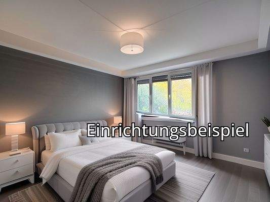 Schlafzimmer Gartengeschoss
