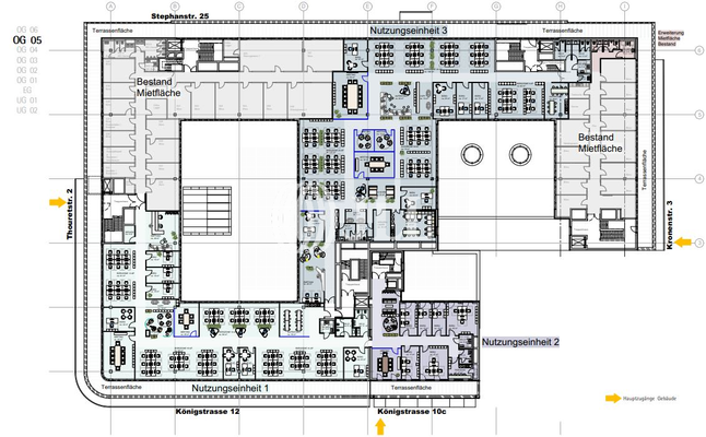 Grundriss 5. OG - 2.346,73 m²