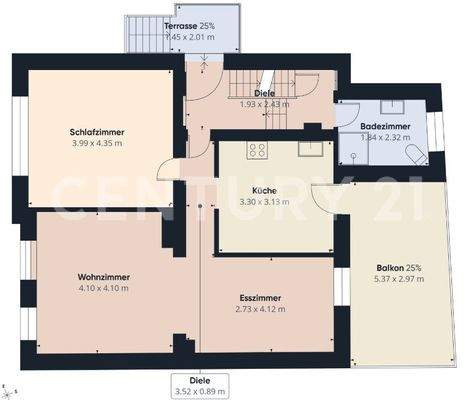 Grundriss Erdgeschoss